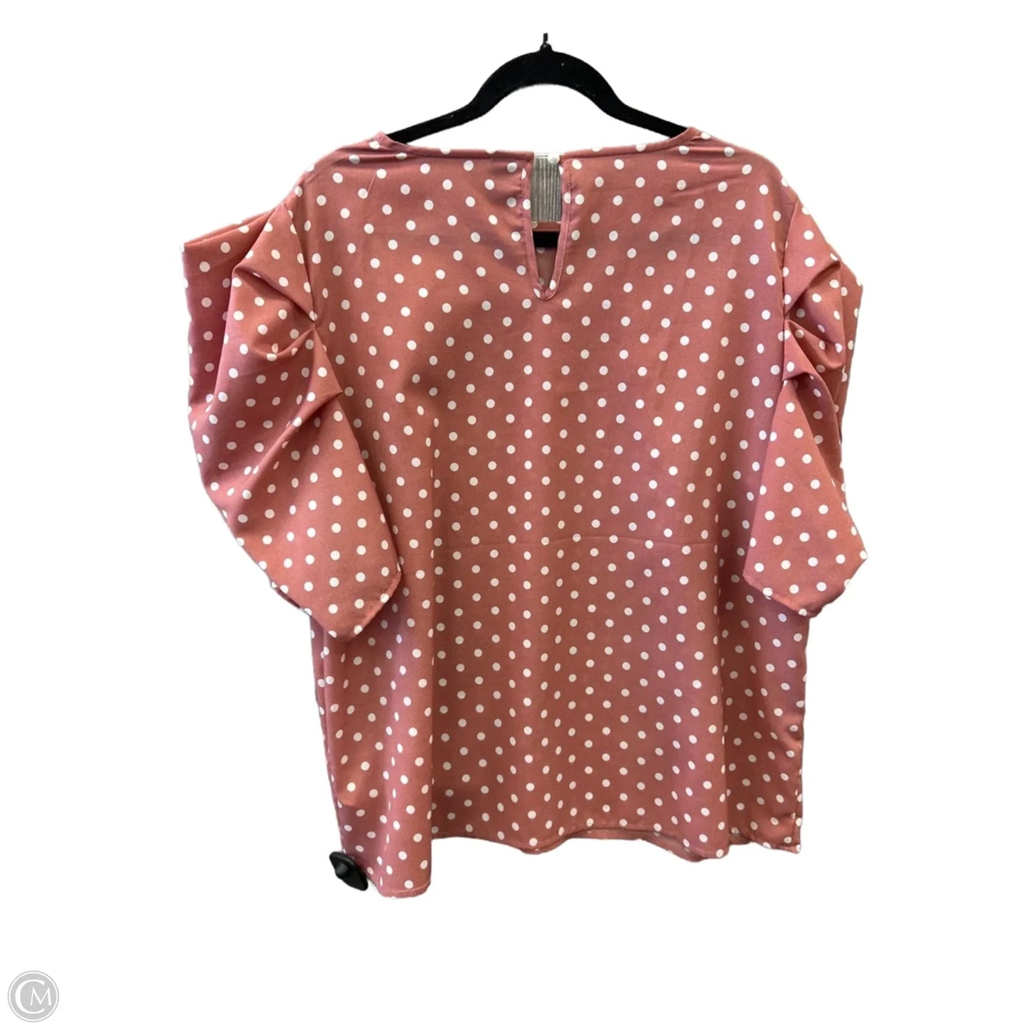 Top Short Sleeve By Shein In Pink, Size: 3x
