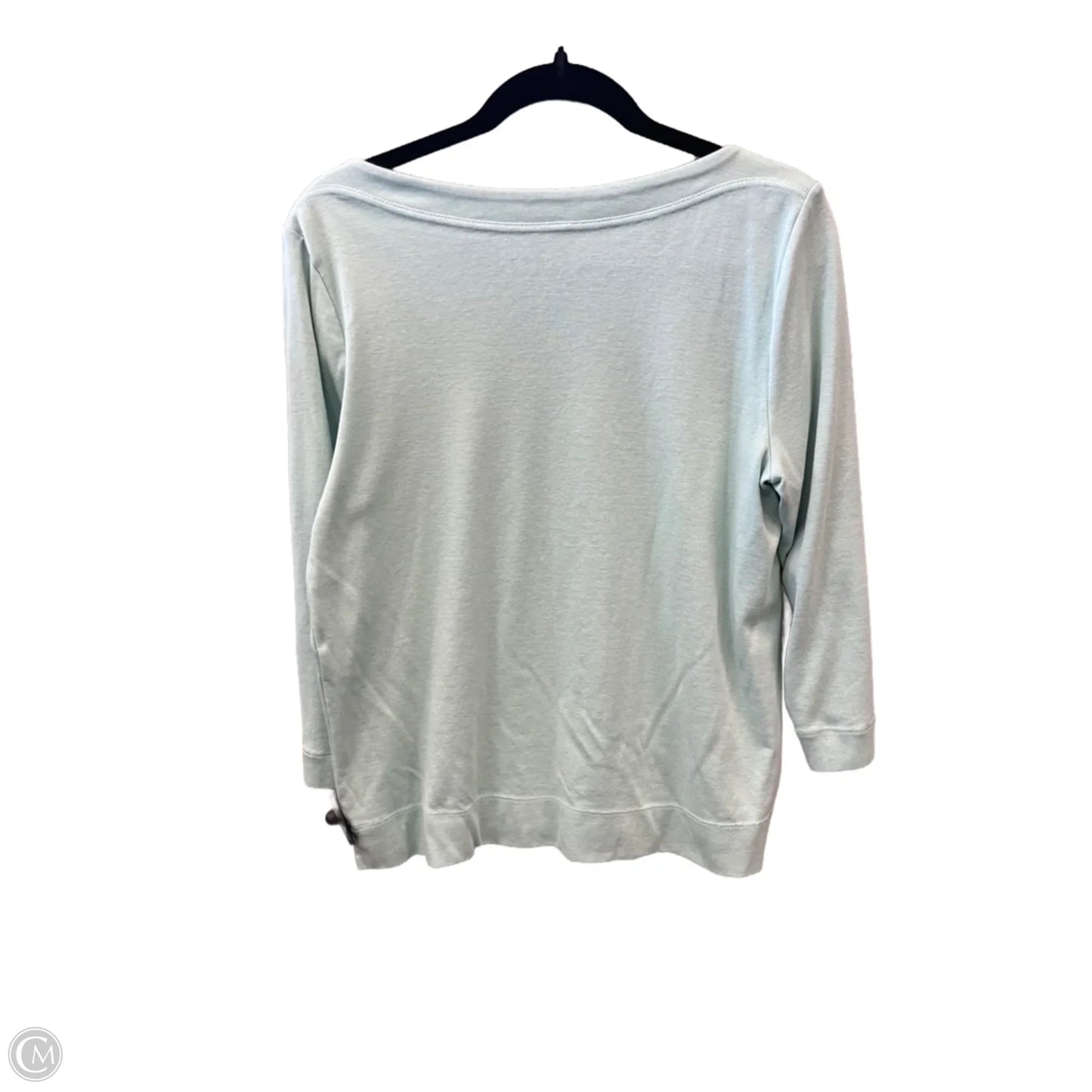 Top Long Sleeve By Chicos In Green, Size: L