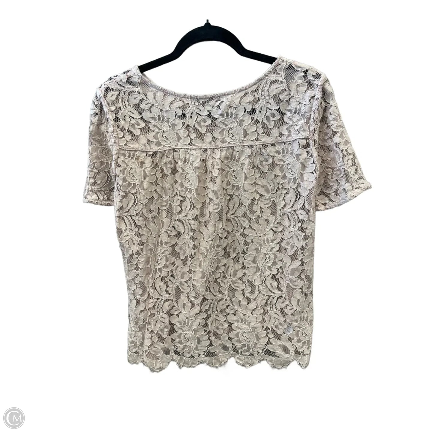 Top Short Sleeve By Loft In Pink, Size: S