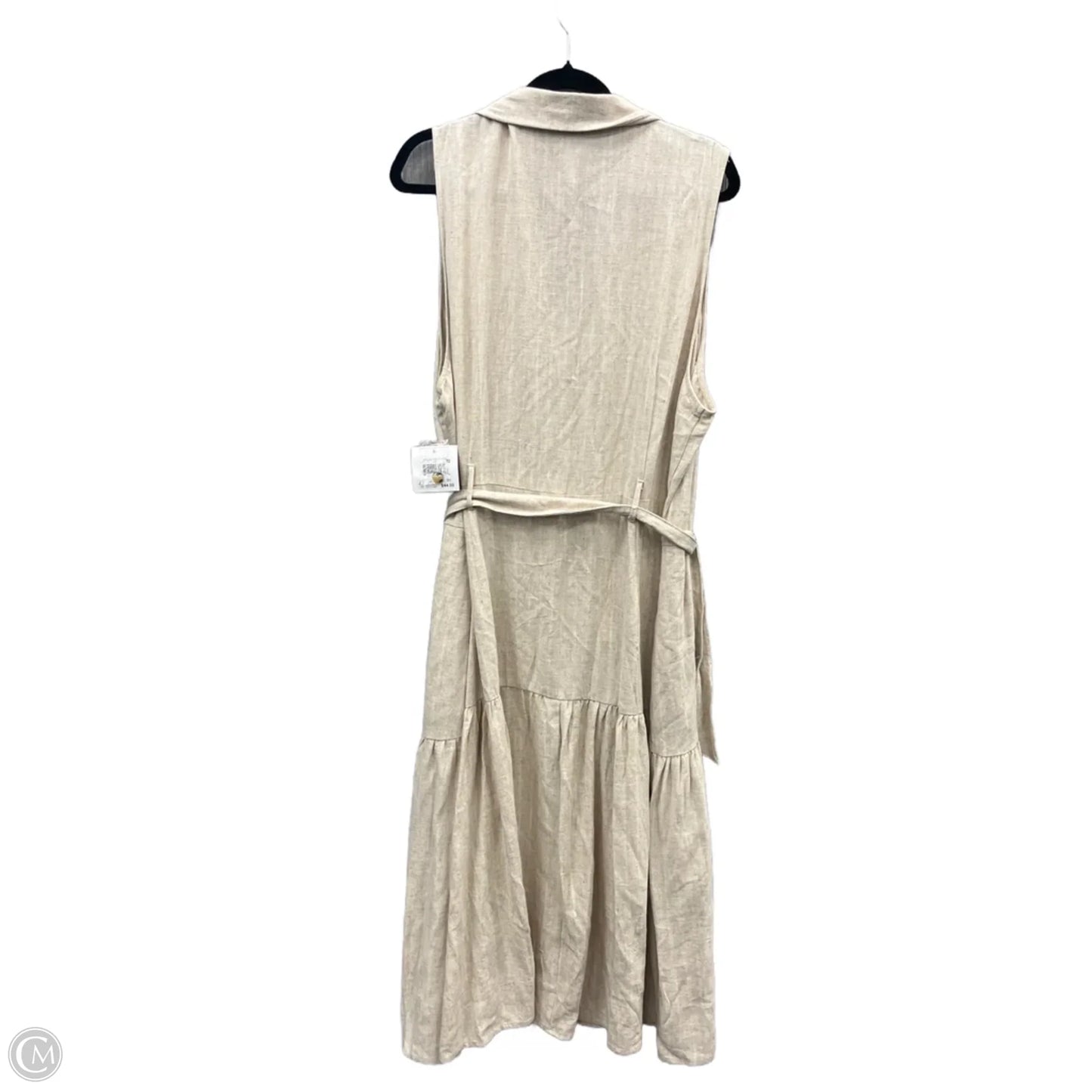 Dress Casual Midi By Falls Creek In Cream, Size: 3x