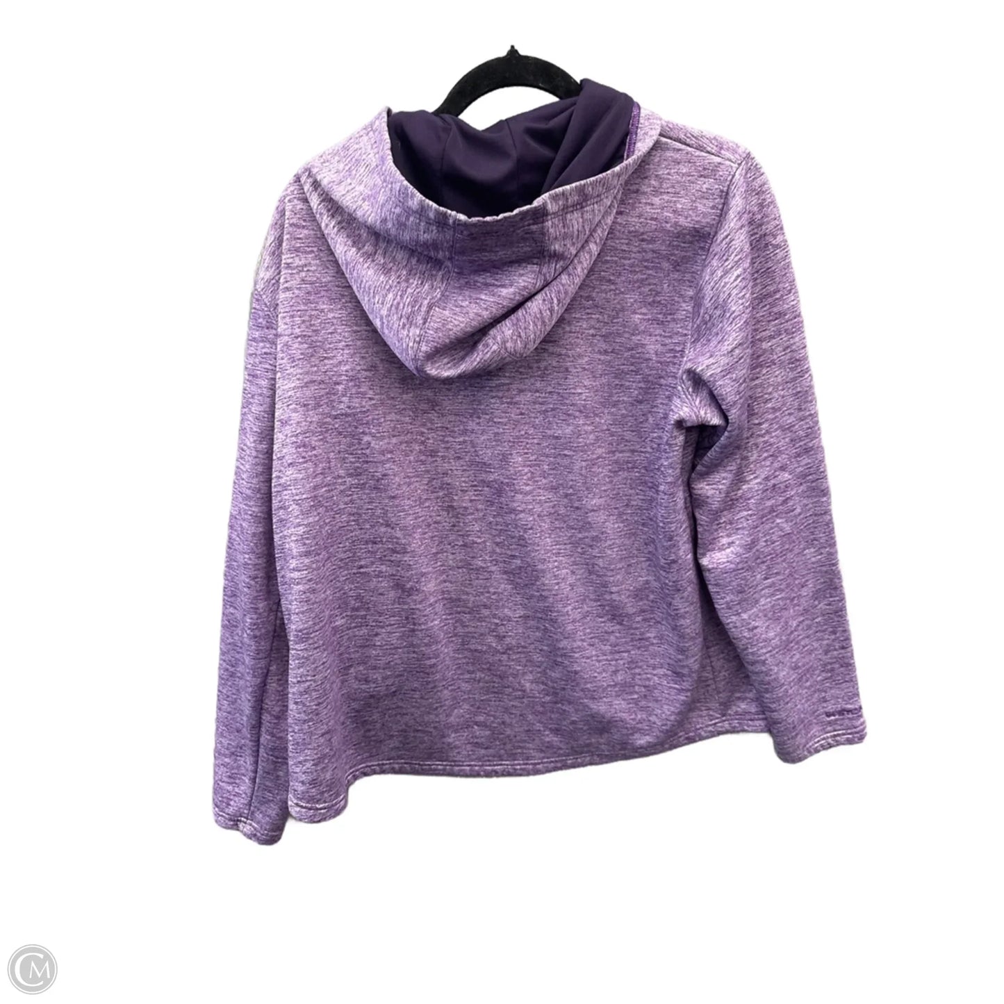 Athletic Sweatshirt Hoodie By Under Armour In Purple, Size: Xl