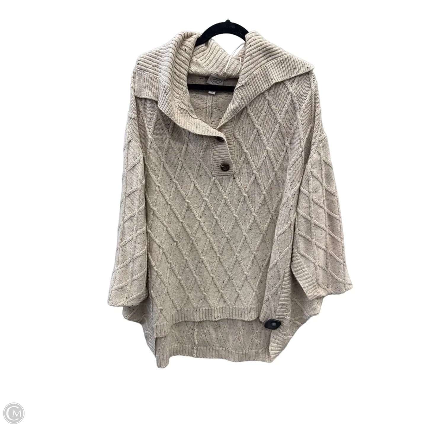 Poncho By St Johns Bay In Tan, Size: 2x