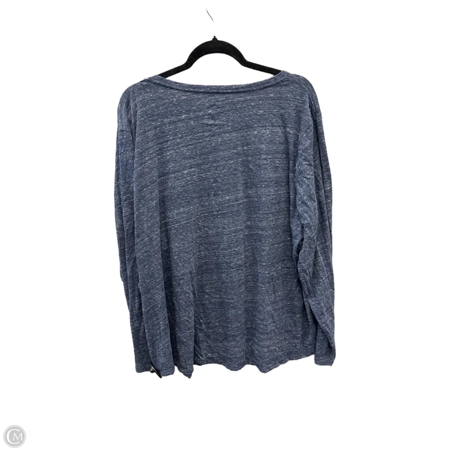 Top Long Sleeve Basic By Sonoma In Black, Size: 3x