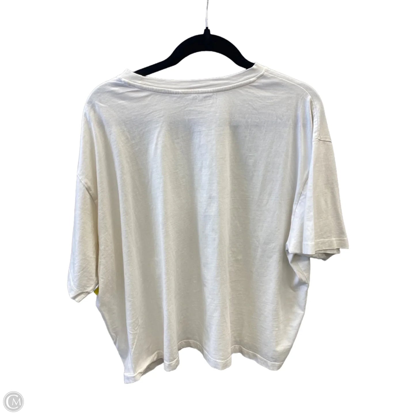 Top Short Sleeve By Primark In White, Size: Xl