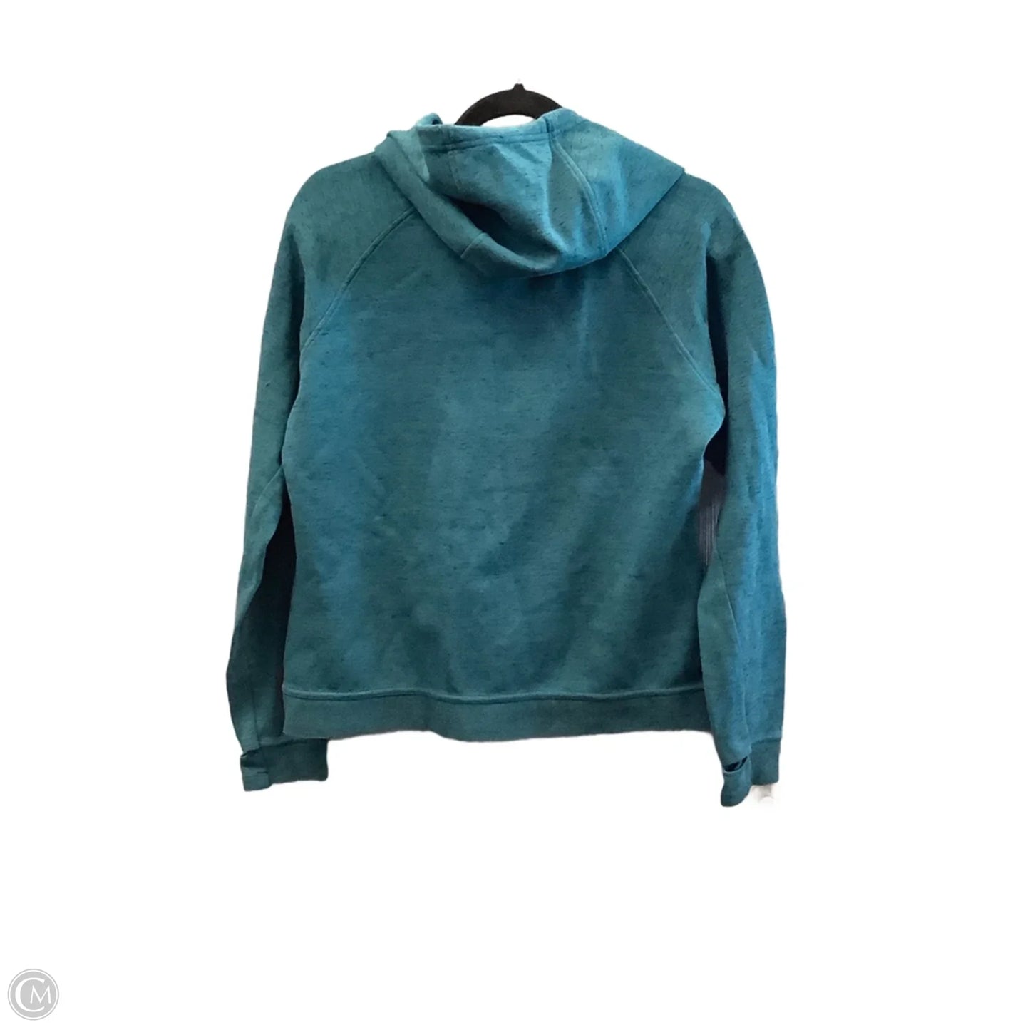 Athletic Sweatshirt Collar By Nike Apparel In Green, Size: L
