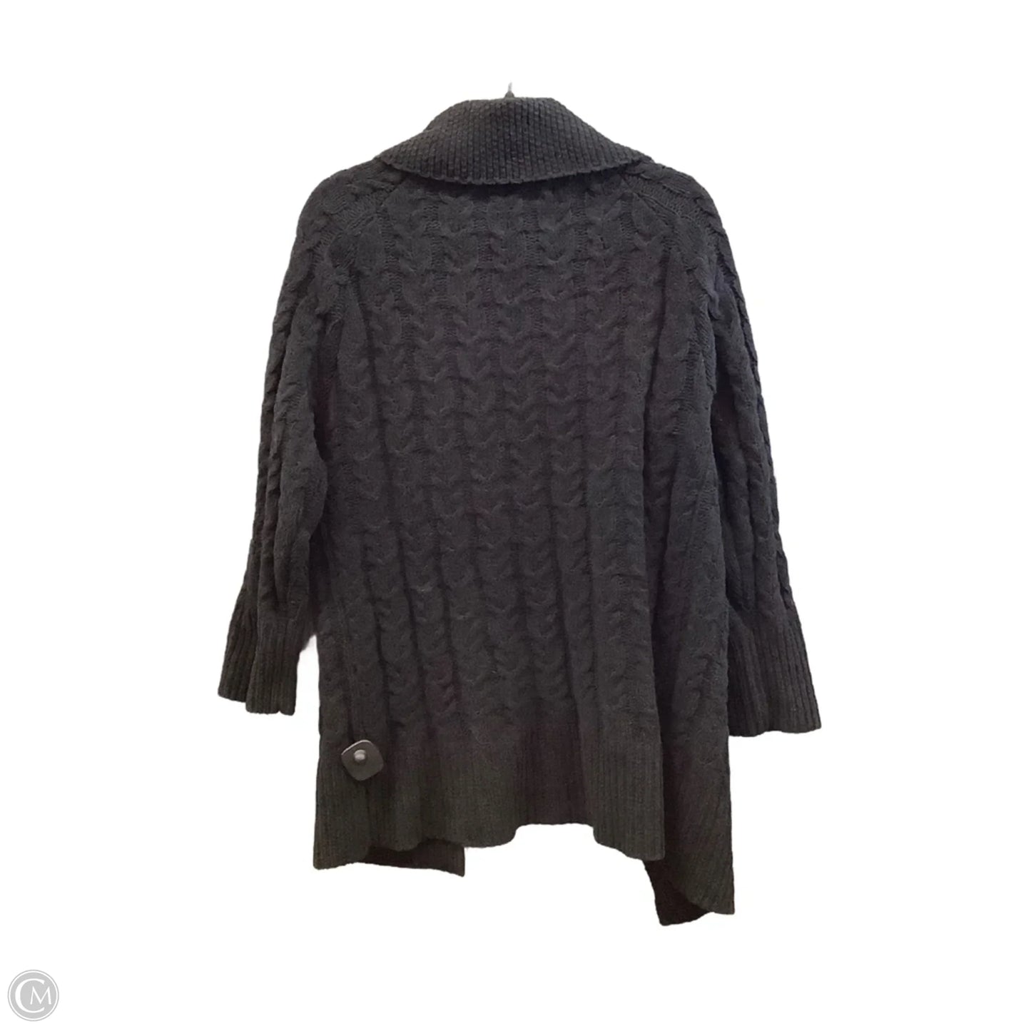 Sweater Cardigan By Favlux In Black, Size: M