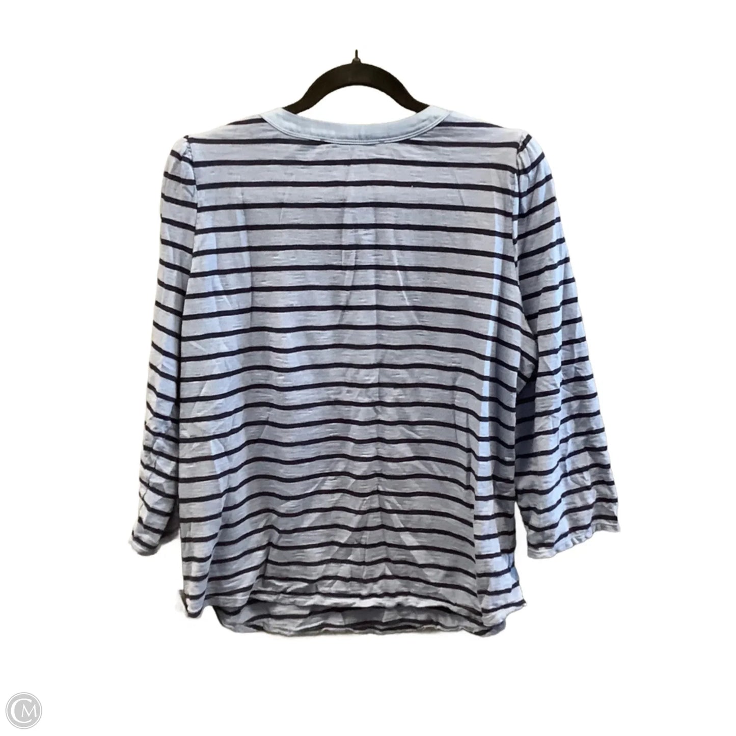 Top Long Sleeve By White House Black Market In Striped Pattern, Size: Xl