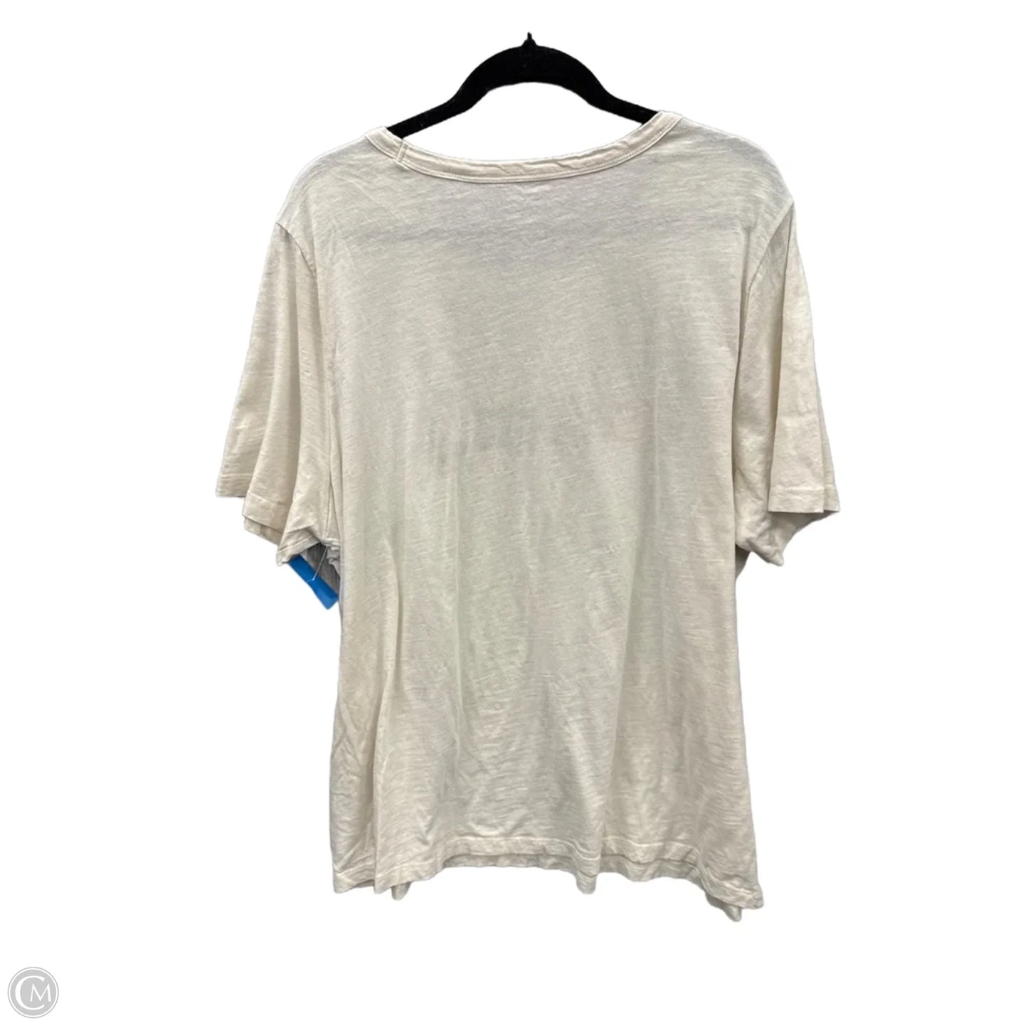 Top Short Sleeve By Universal Thread In Cream, Size: 2x