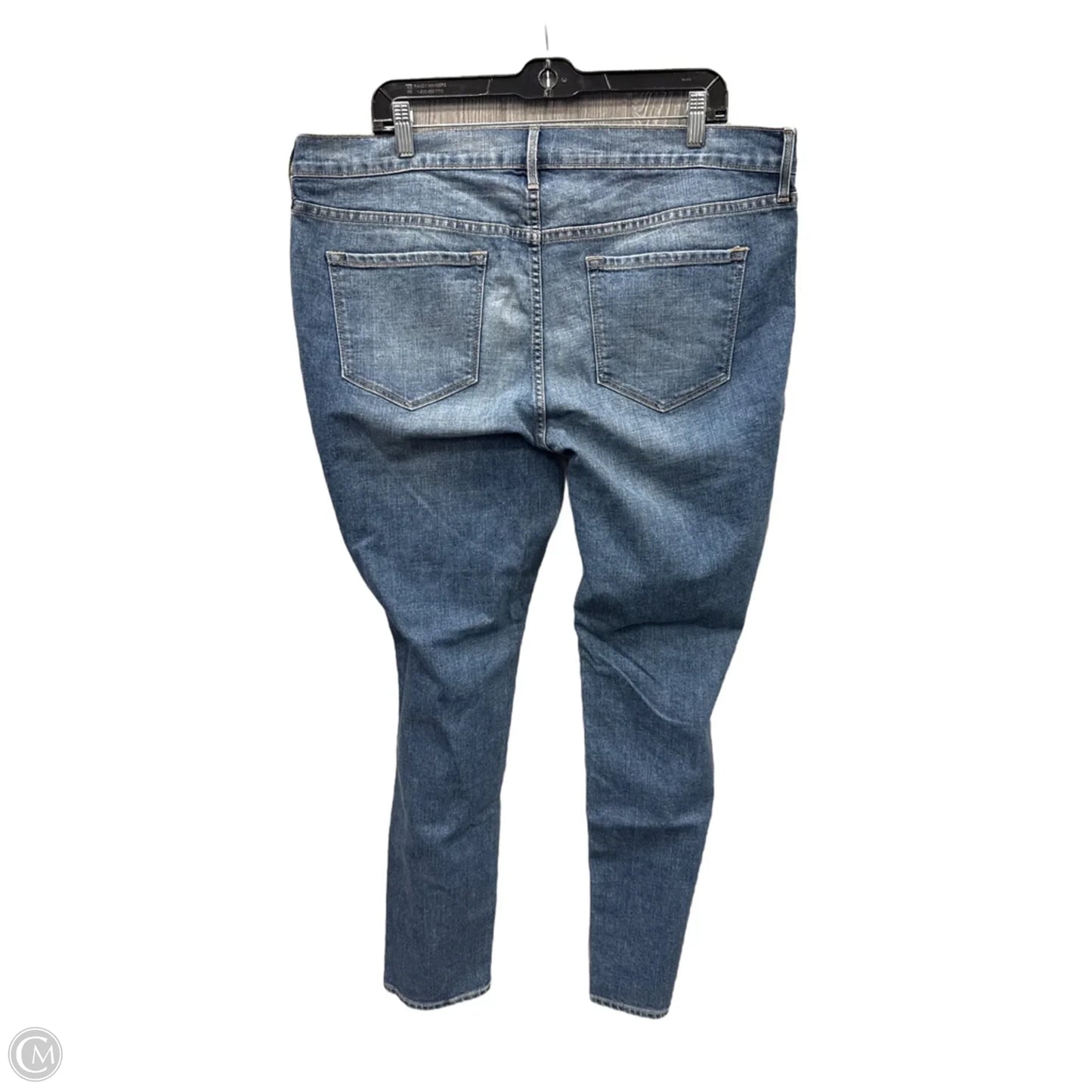 Jeans Skinny By Old Navy In Blue Denim, Size: 16