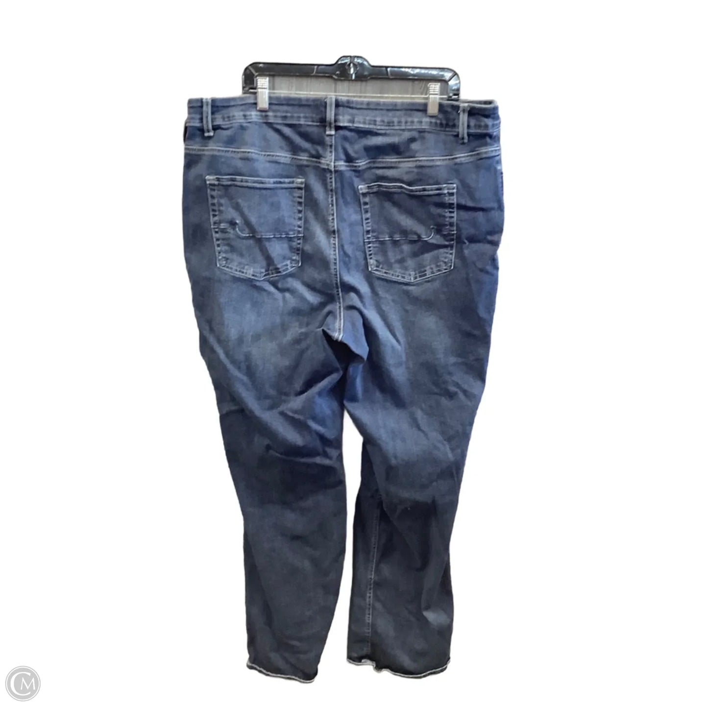 Jeans Straight By Maurices In Blue Denim, Size: 22