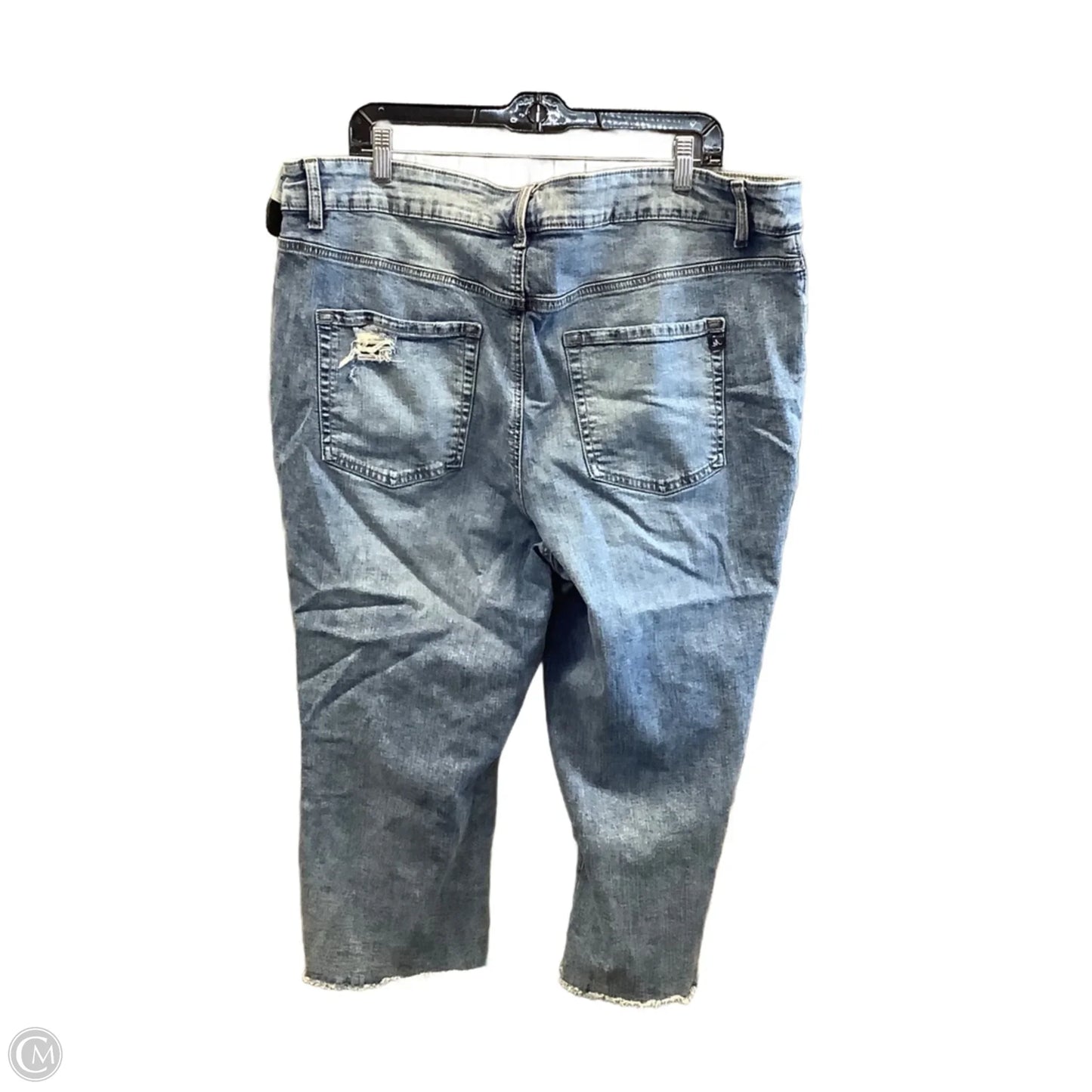 Jeans Boyfriend By Maurices In Blue Denim, Size: 22