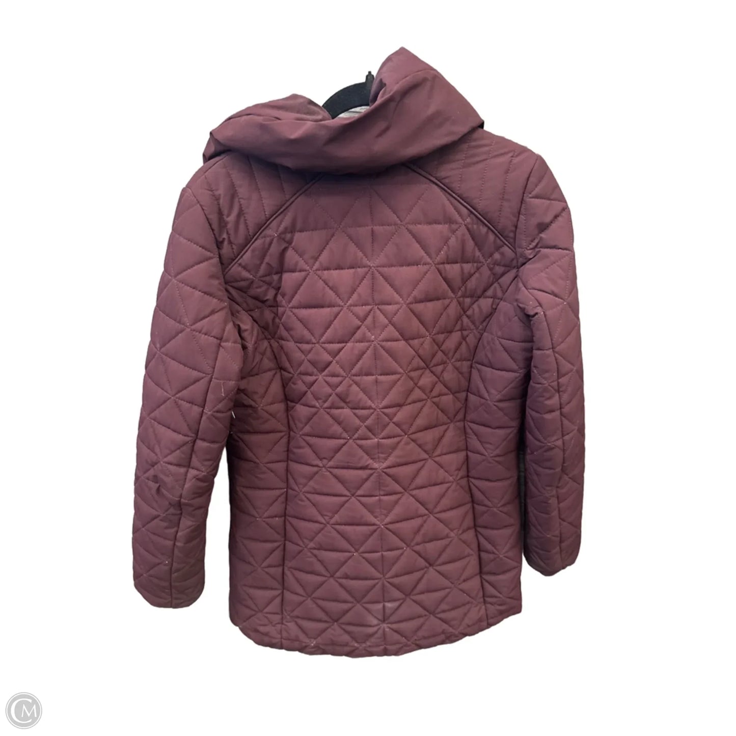 Coat Puffer & Quilted By Marc New York In Maroon, Size: S