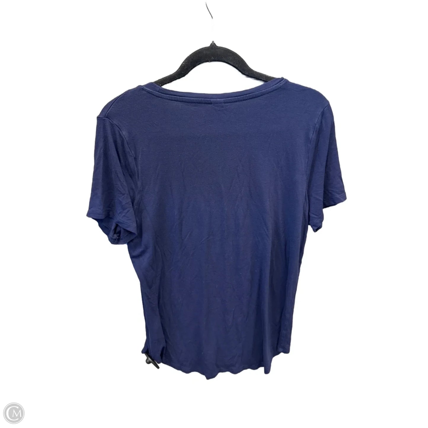 Top Short Sleeve Basic By Old Navy In Navy, Size: M