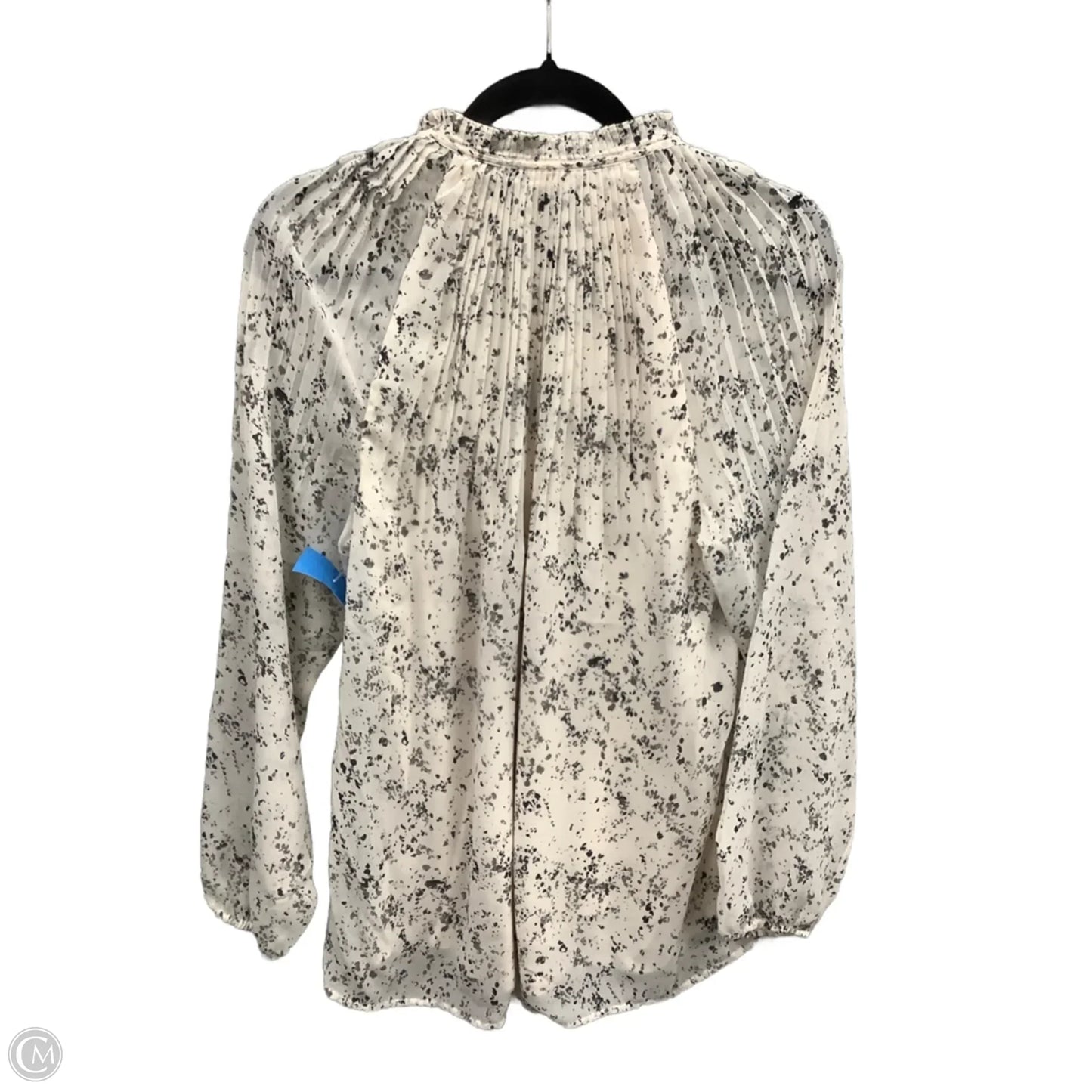 Blouse Long Sleeve By Simply Vera In White, Size: S