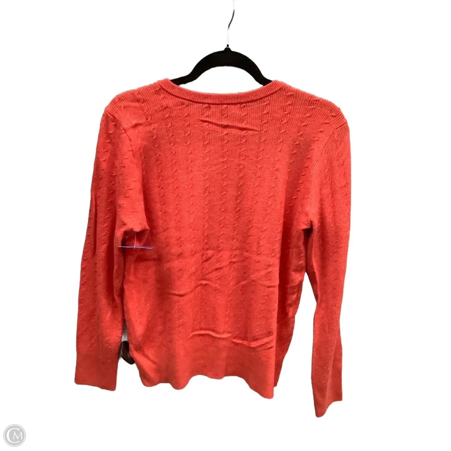 Top Long Sleeve By Banana Republic In Orange, Size: L