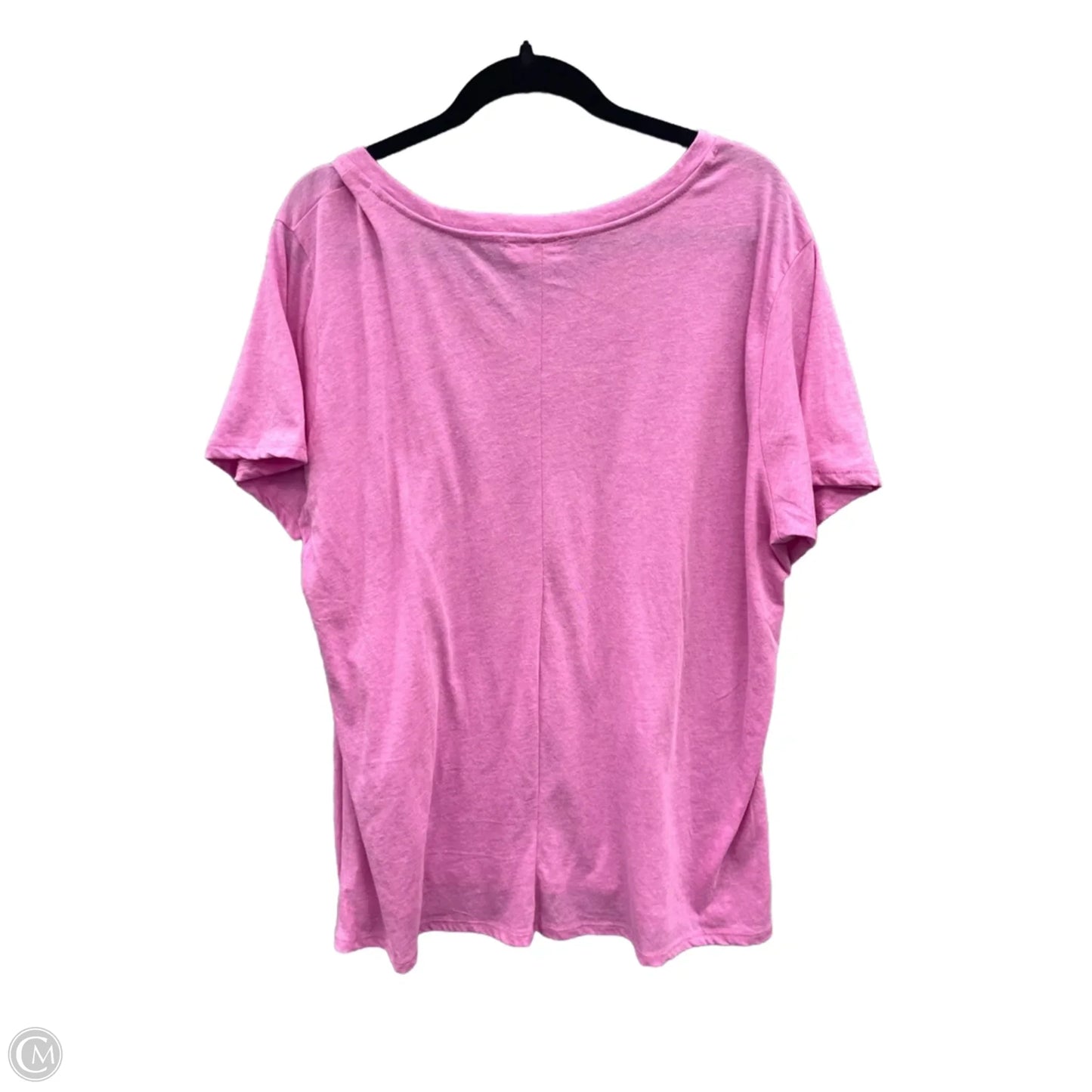 Top Short Sleeve By Zenana In Purple, Size: 2x