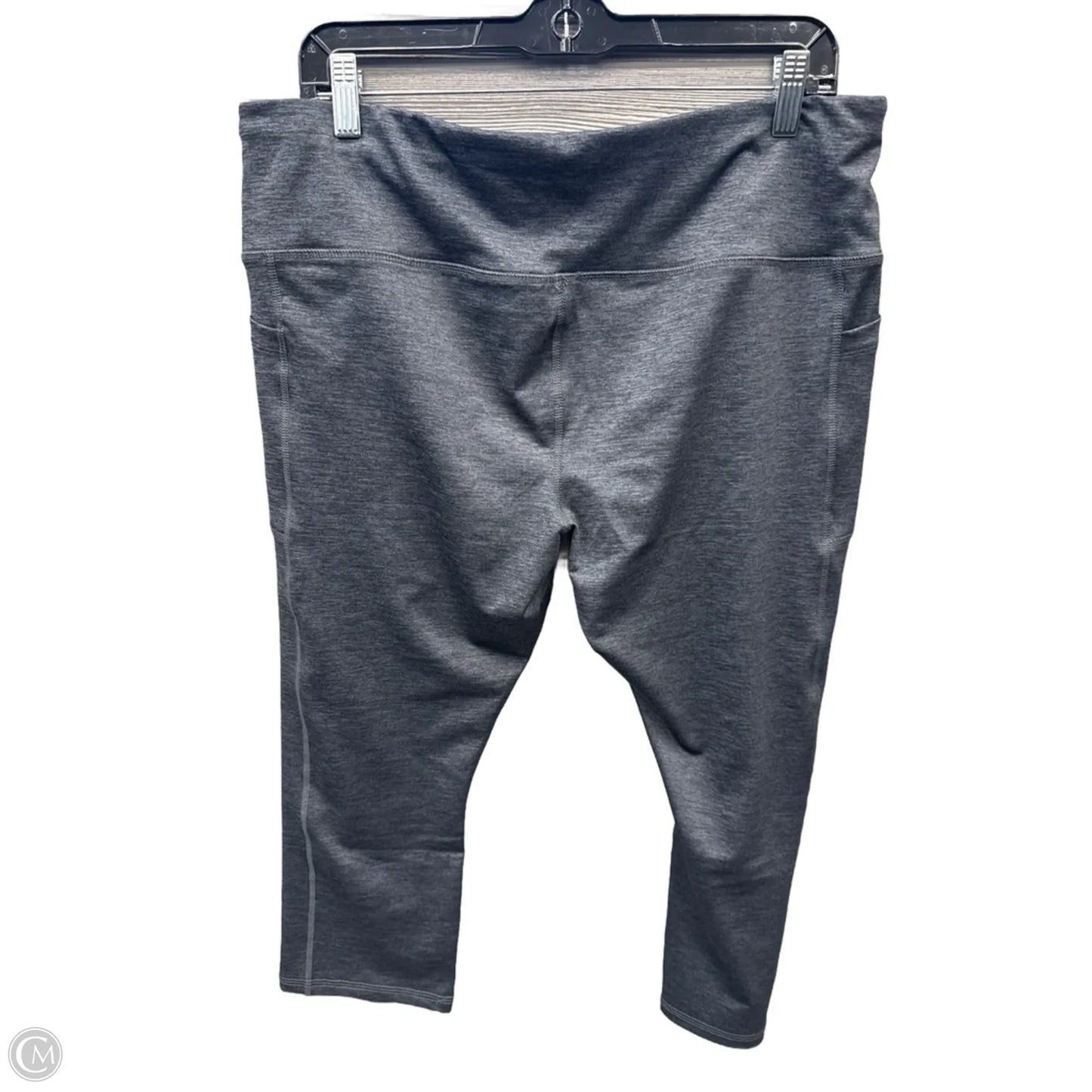 Athletic Capris By Avia In Grey, Size: Xxl