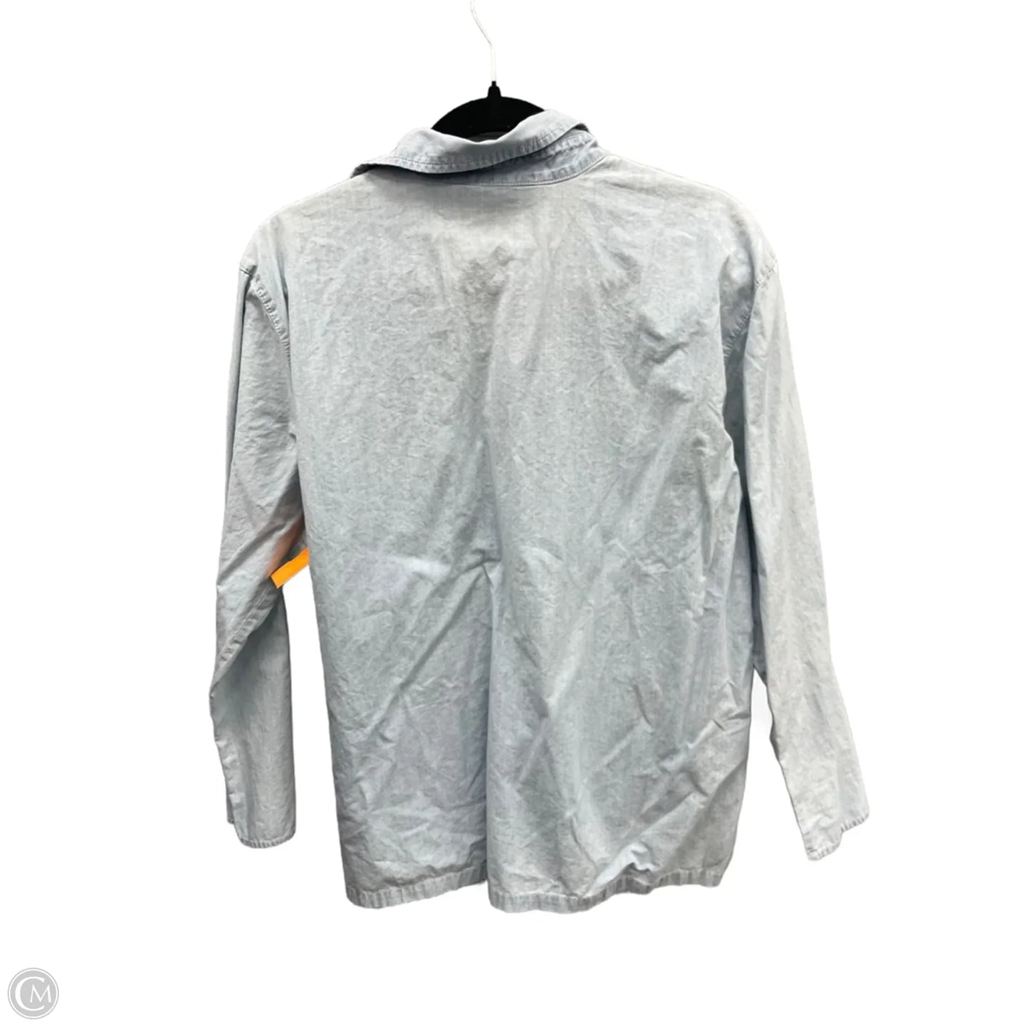 Top Long Sleeve By Eddie Bauer In Blue, Size: M