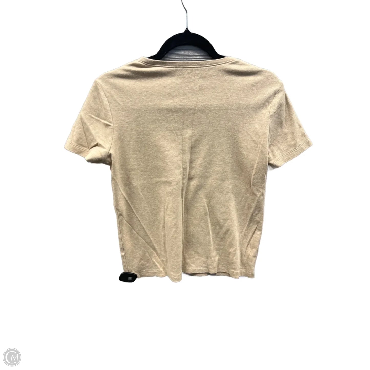 Top Short Sleeve Basic By L.l. Bean In Tan, Size: S