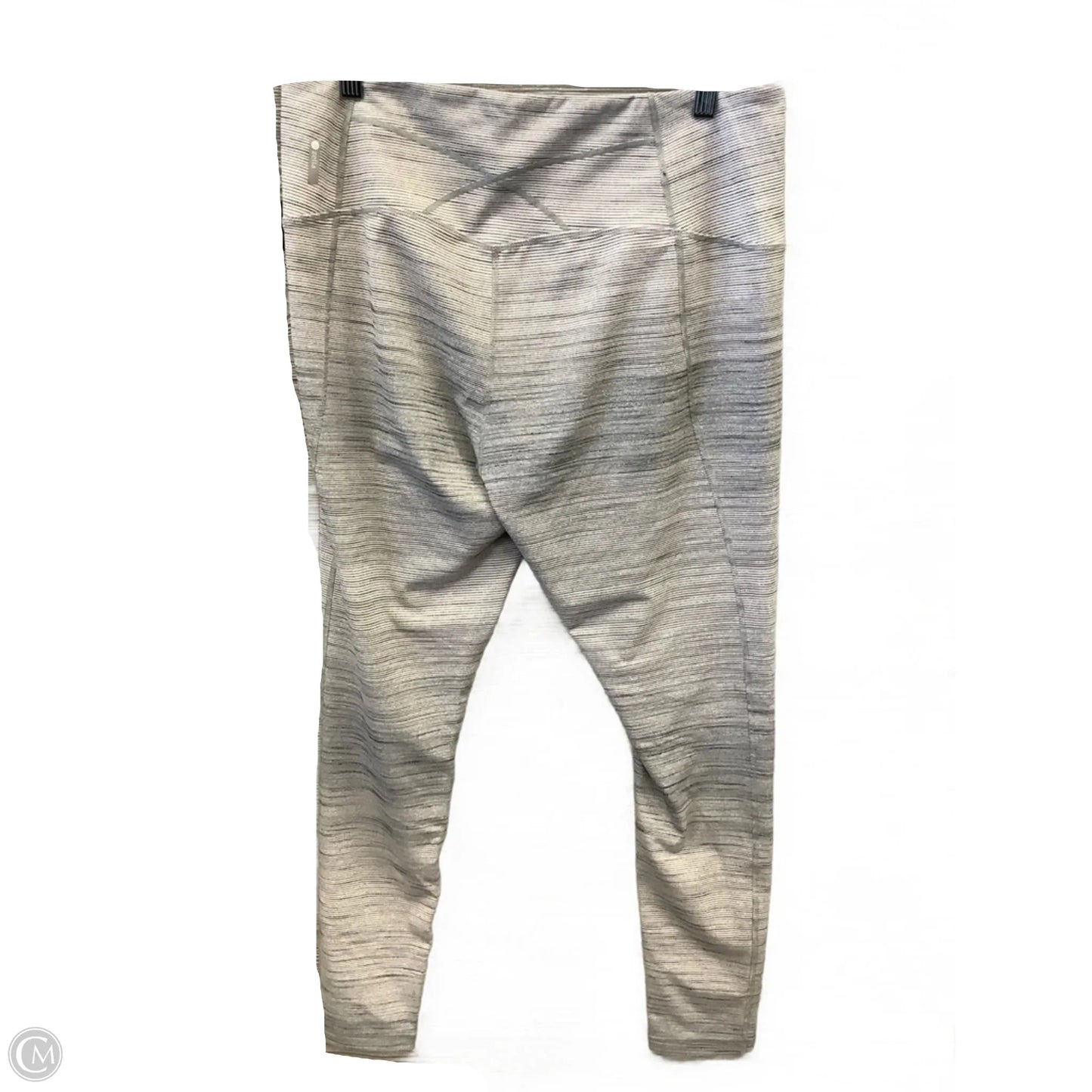 Athletic Leggings By Zella In Grey, Size: Xl