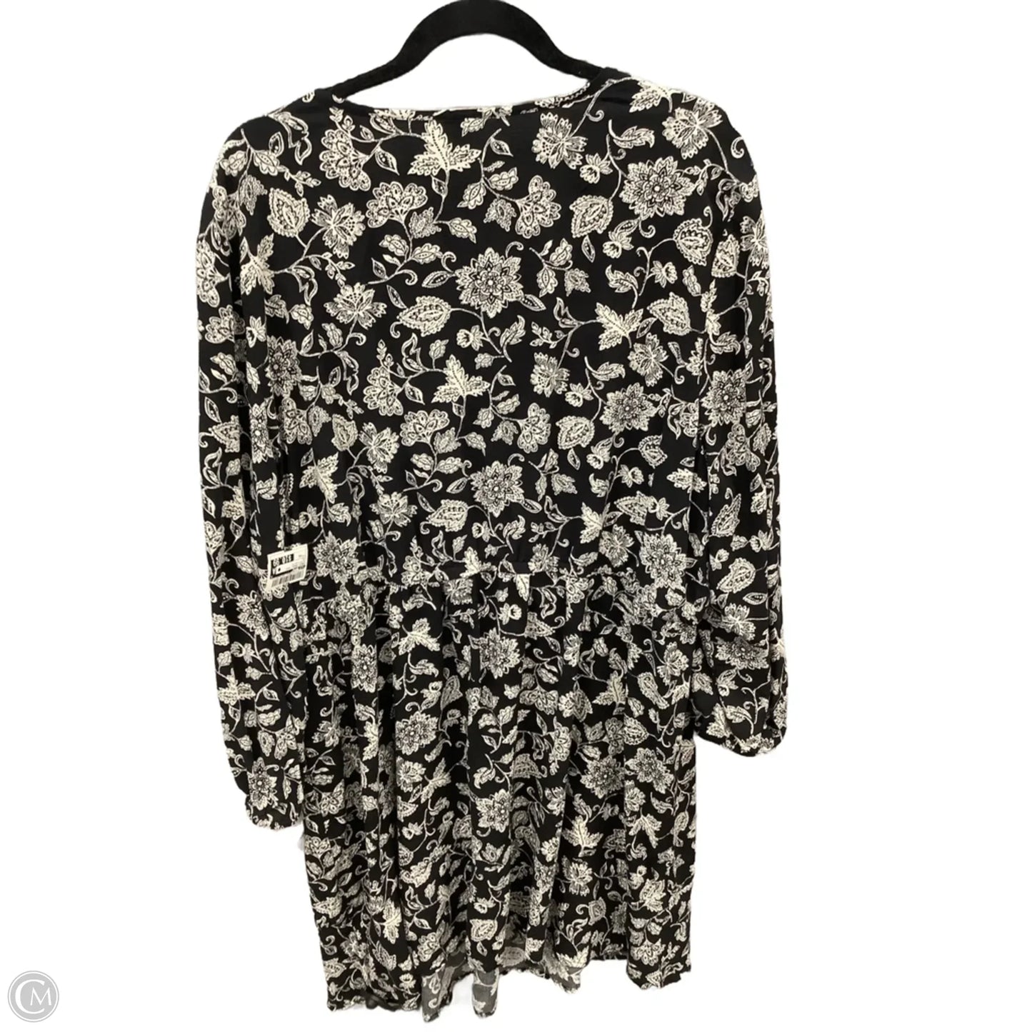 Dress Casual Midi By Old Navy In Black & White, Size: Xxl