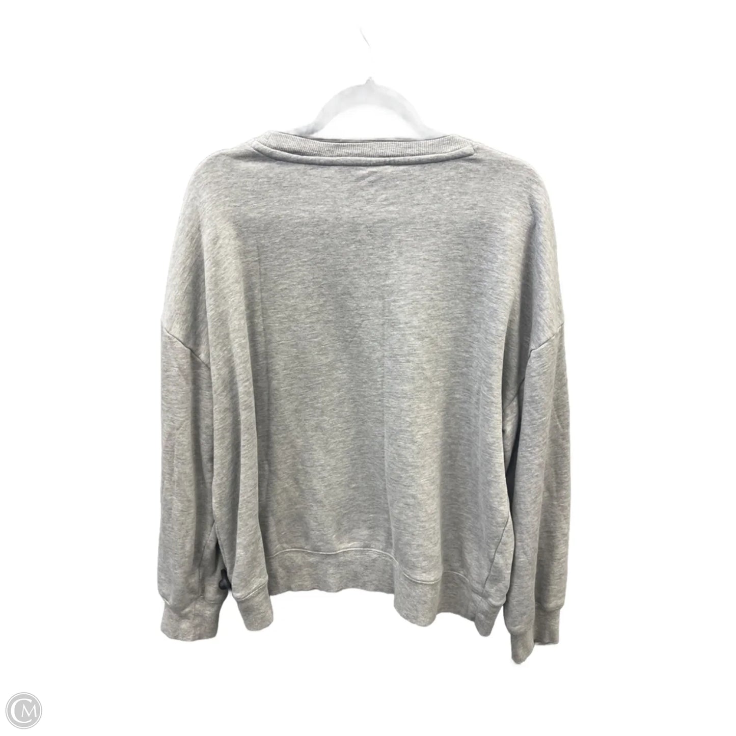 Sweatshirt Crewneck By Loft In Grey, Size: Xl