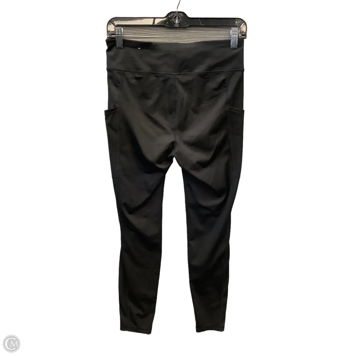 Athletic Leggings By Tommy Hilfiger In Black, Size: M