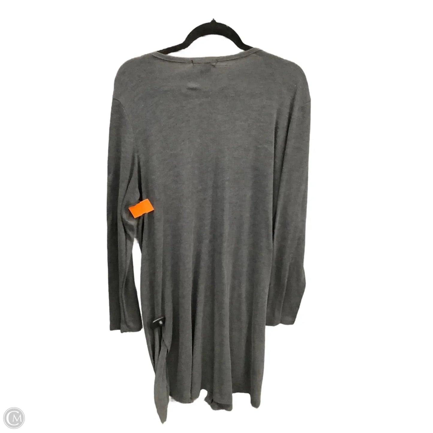 Cardigan By Clothes Mentor In Grey, Size: 2x