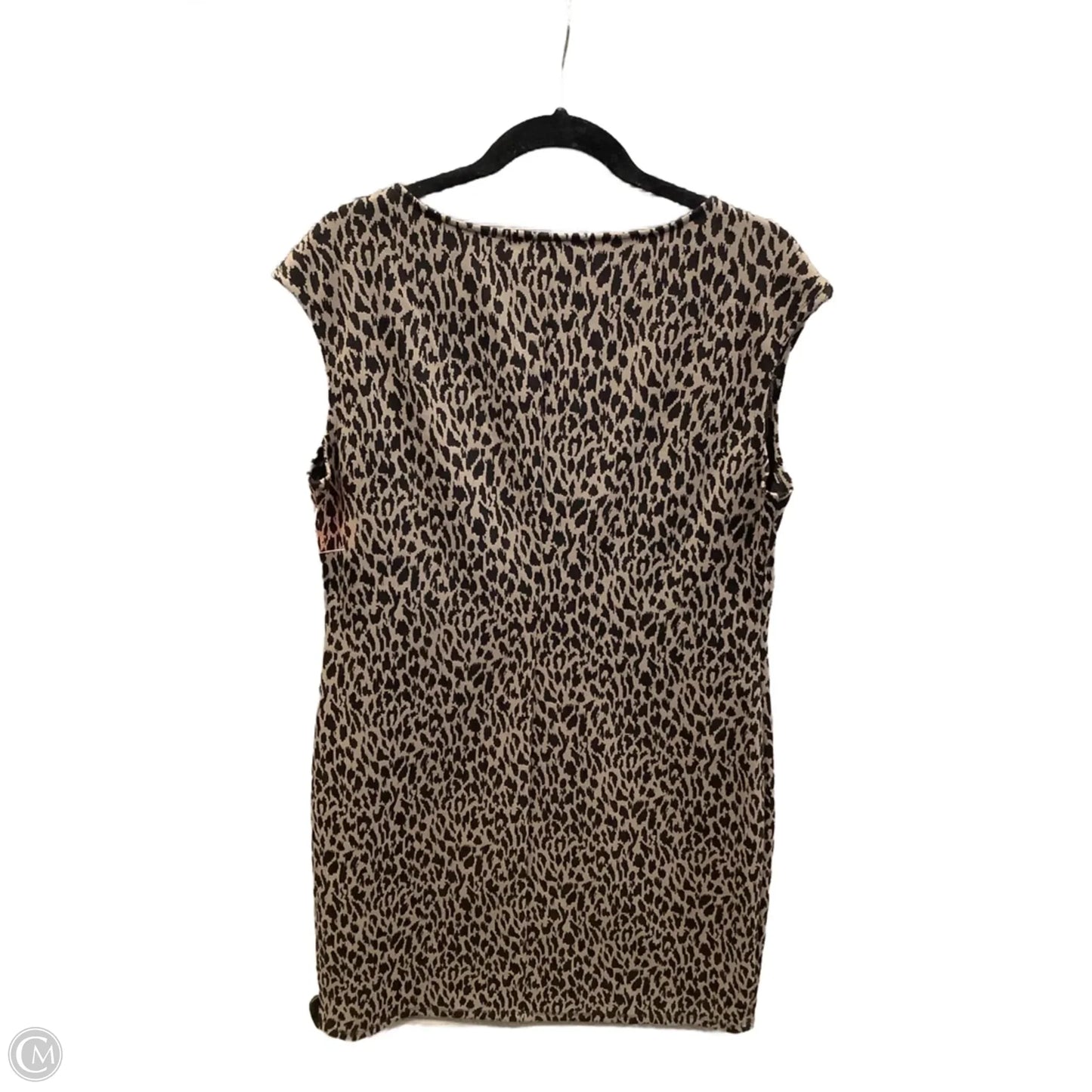 Dress Casual Midi By Nine West Apparel In Leopard Print, Size: L