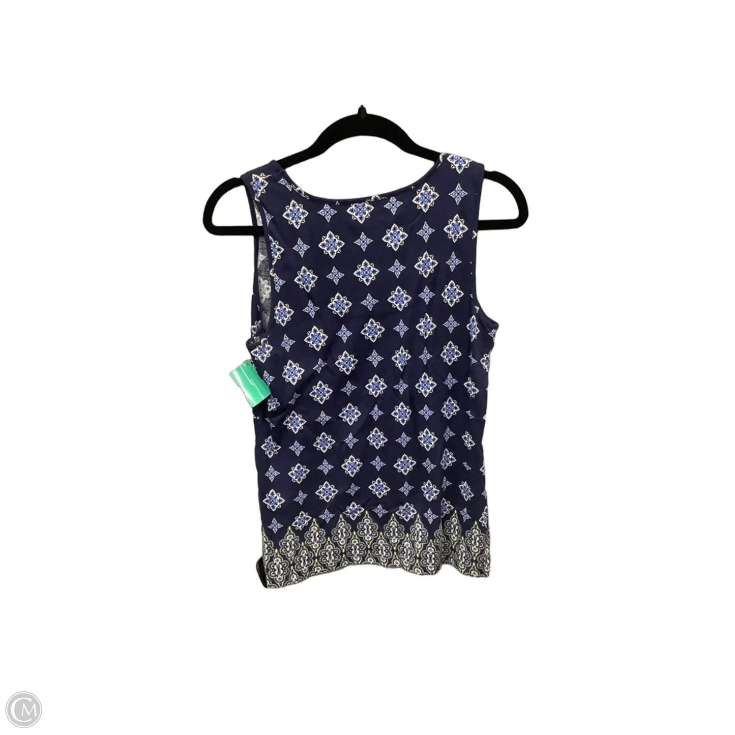 Top Sleeveless By Charter Club In Blue, Size: Mp