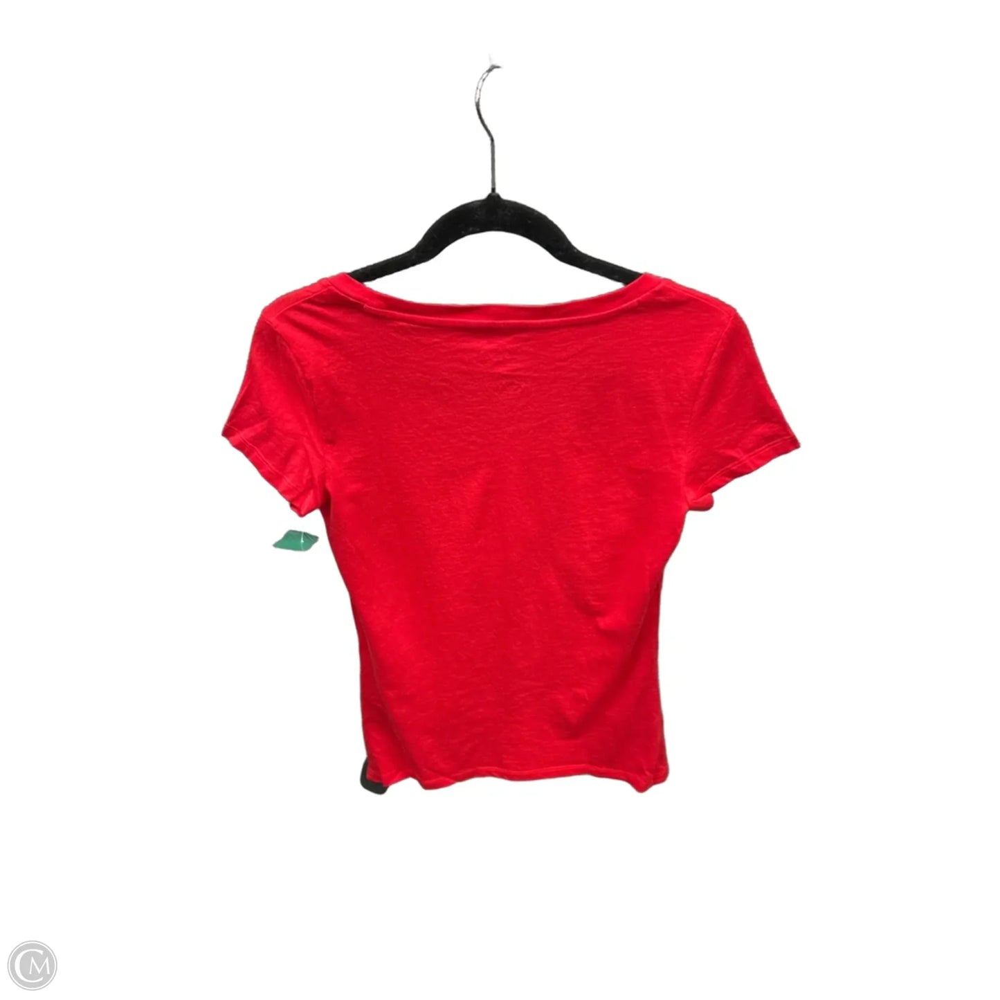 Top Short Sleeve By Armani Exchange In Red, Size: M