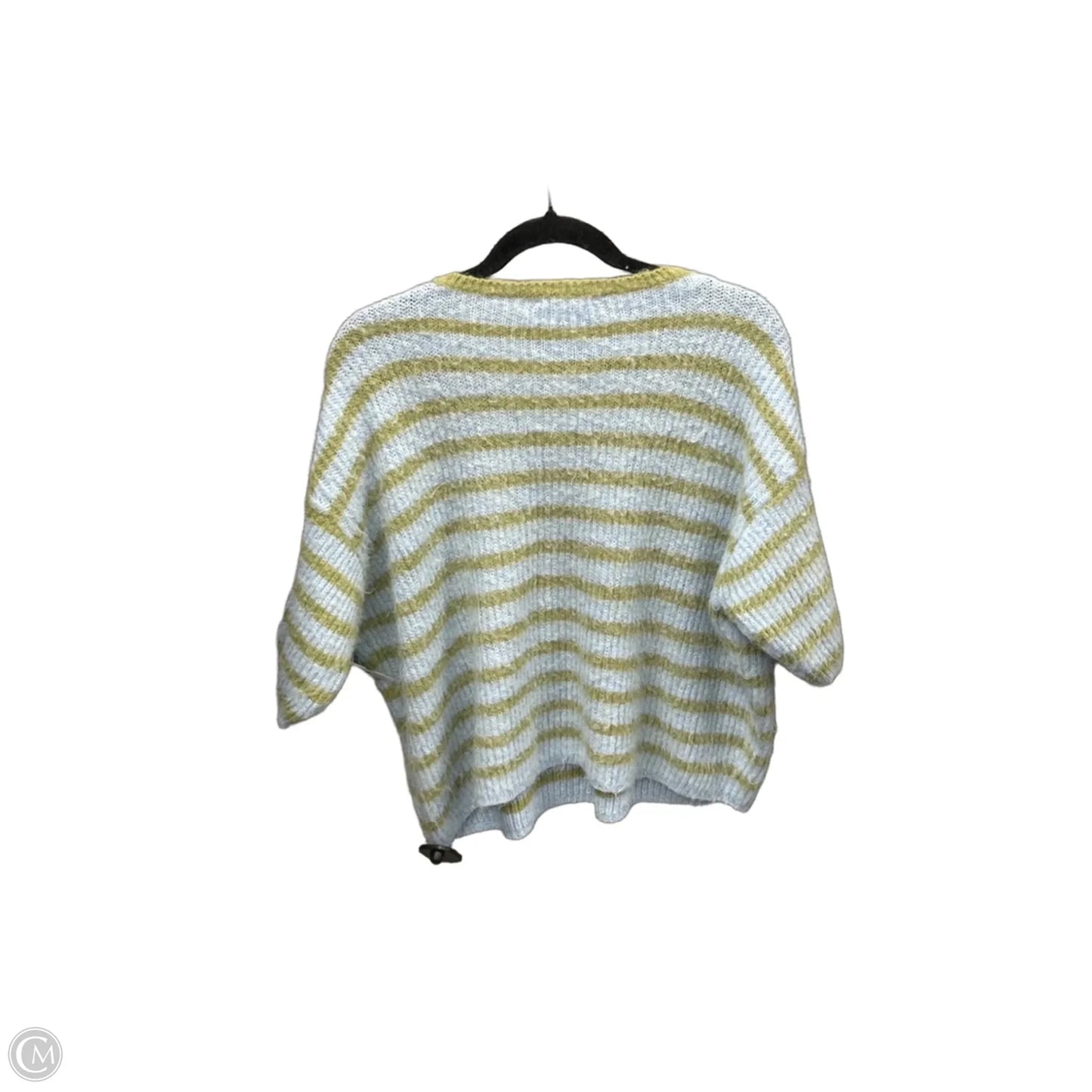 Sweater Short Sleeve By Wishlist In Blue & Green, Size: L