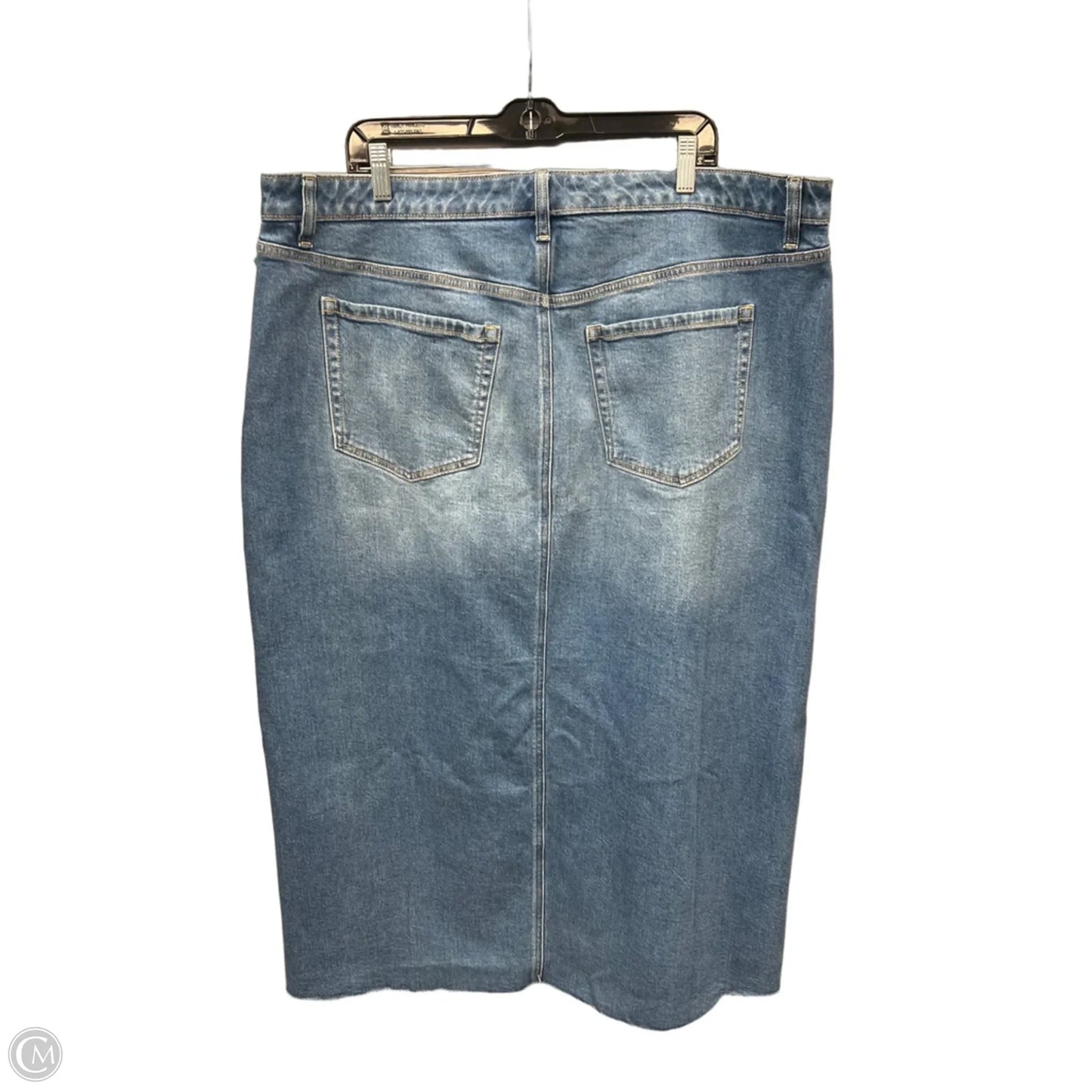 Skirt Maxi By Lane Bryant In Blue Denim, Size: 22