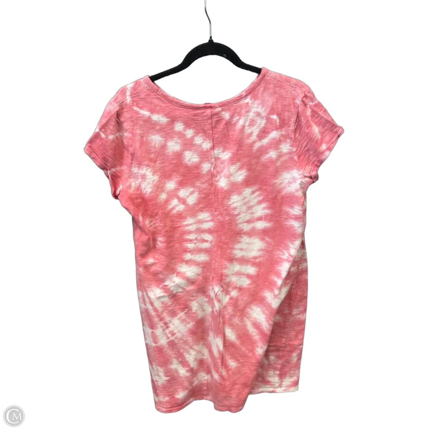 Dress Casual Midi By Gap In Pink & White, Size: L