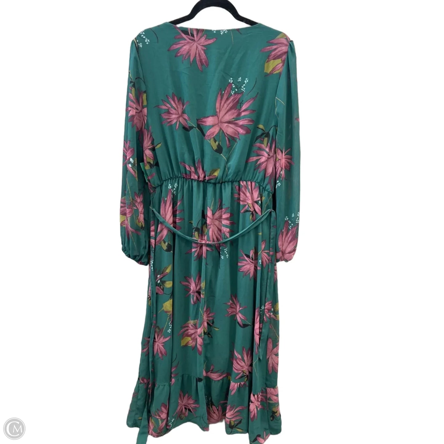 Dress Casual Maxi By Ava & Viv In Green, Size: 1x
