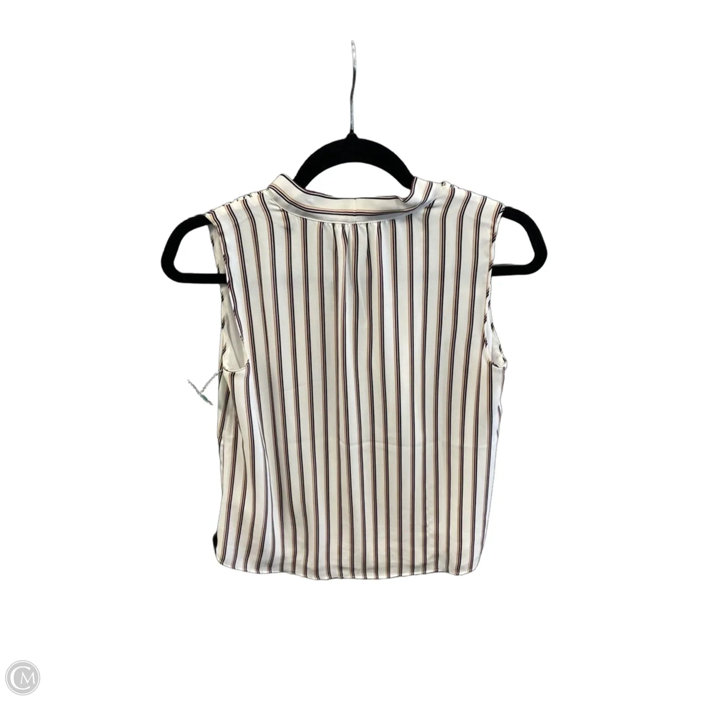 Top Sleeveless By White House Black Market In Striped Pattern, Size: Xsp