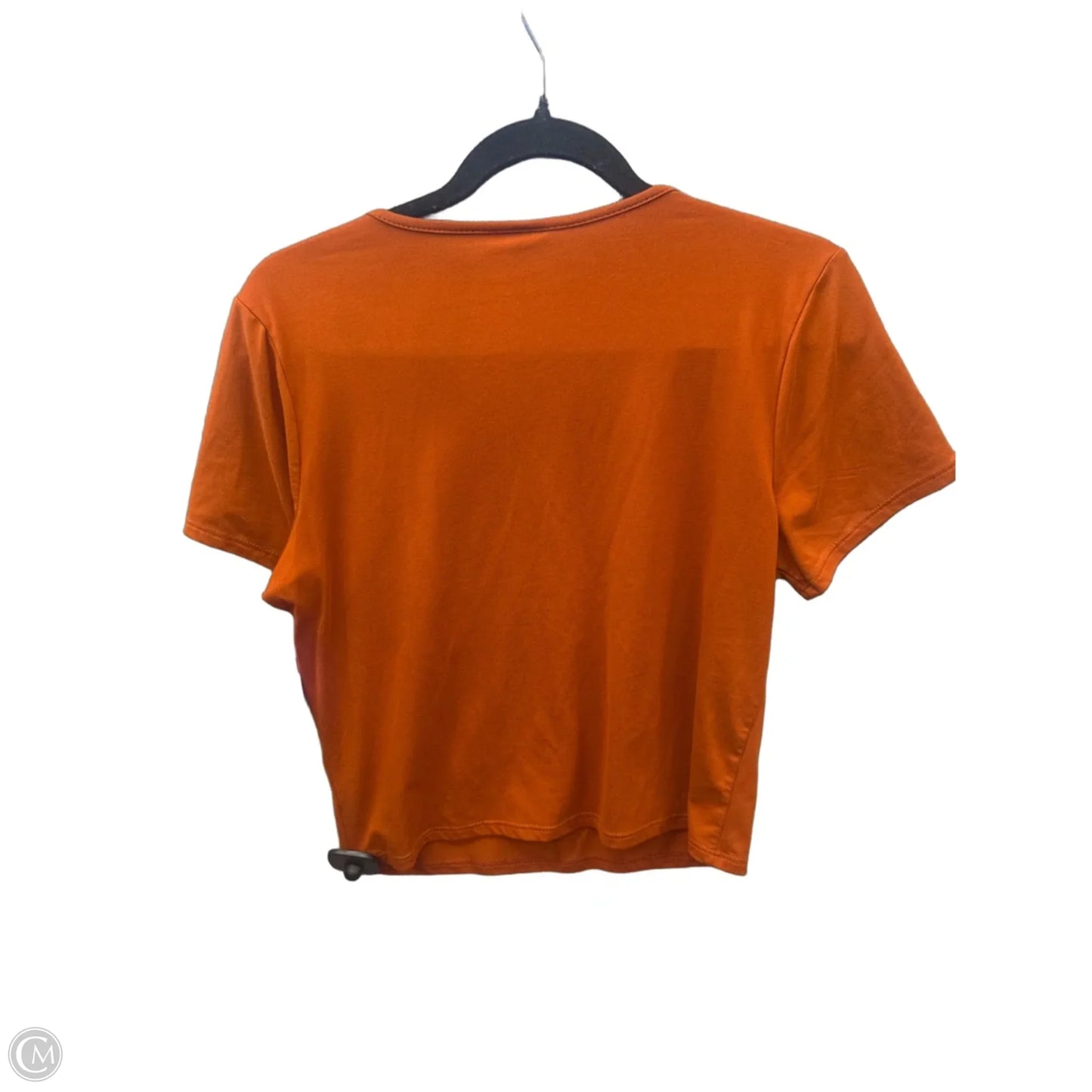 Top Short Sleeve By Live In The Moment In Orange, Size: M