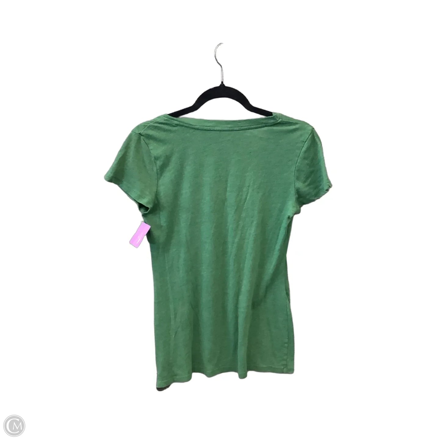 Top Short Sleeve Basic By Gap In Green, Size: M