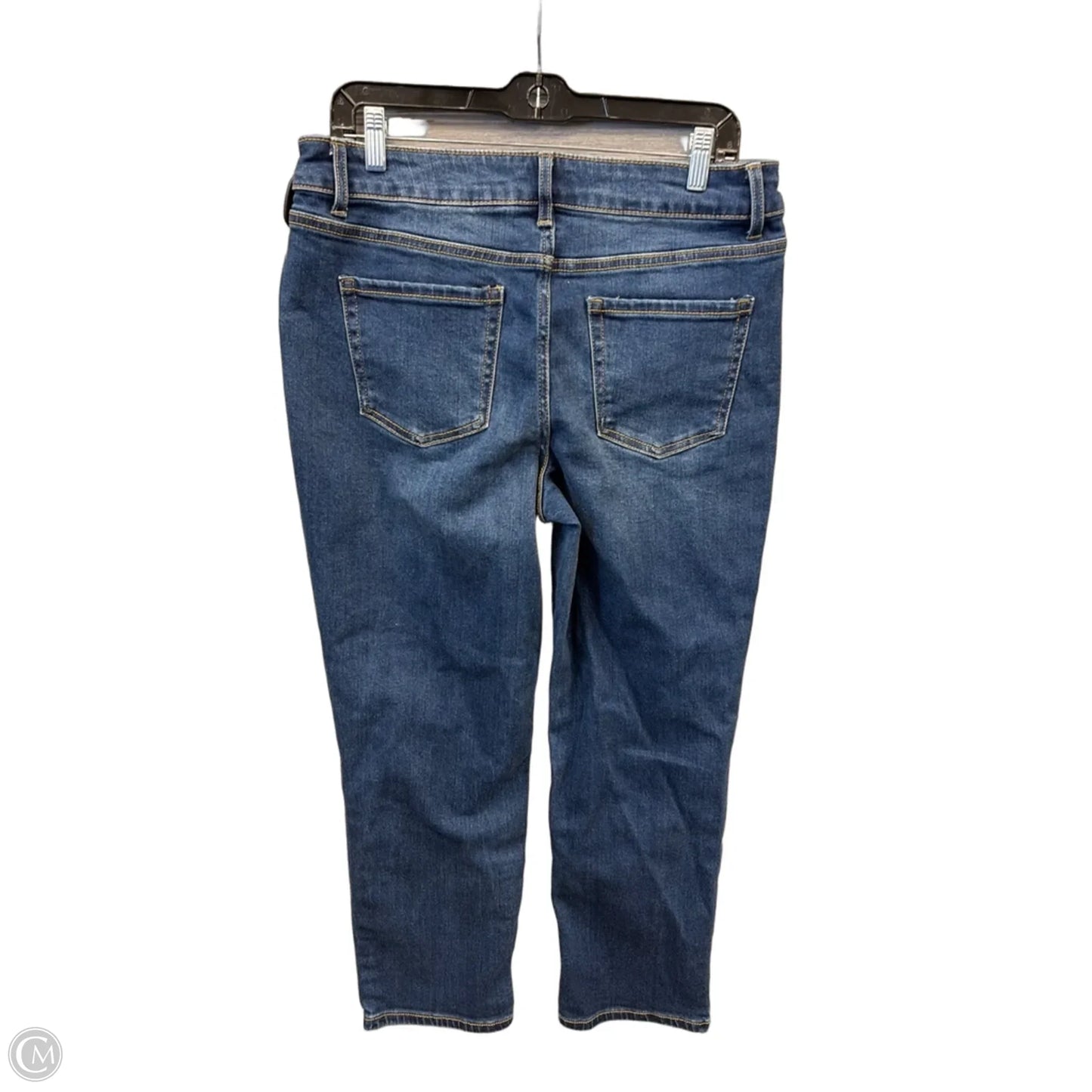 Jeans Straight By Time And Tru In Blue Denim, Size: 12