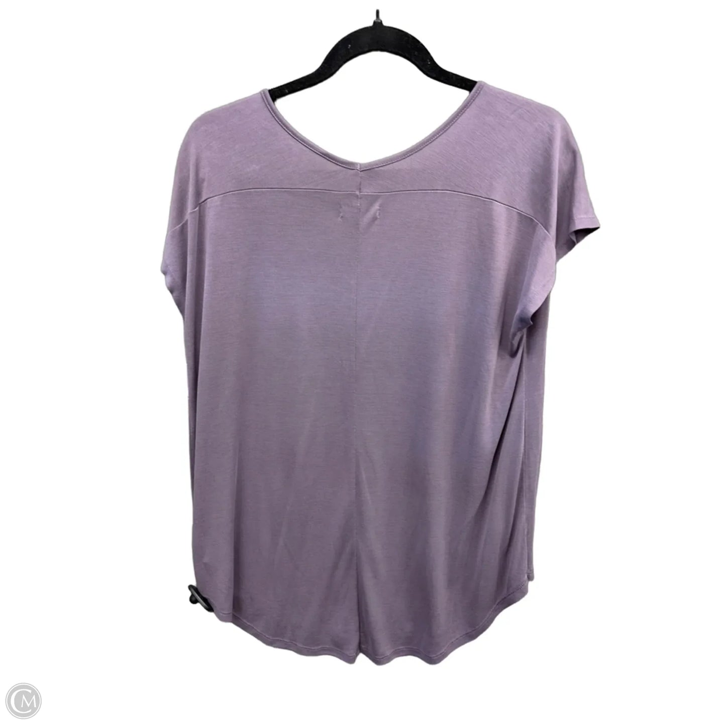 Top Short Sleeve By Maurices In Purple, Size: L