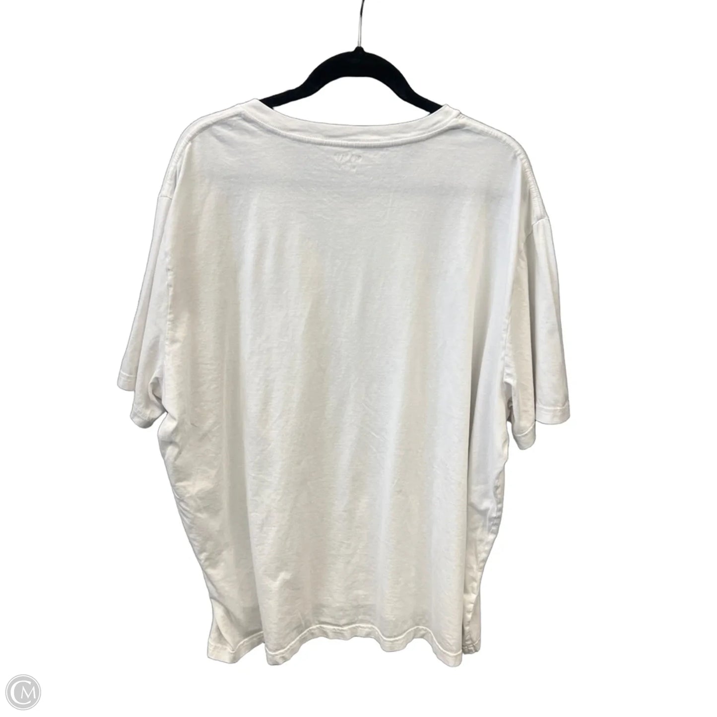Top Short Sleeve By Old Navy In White, Size: Xxl
