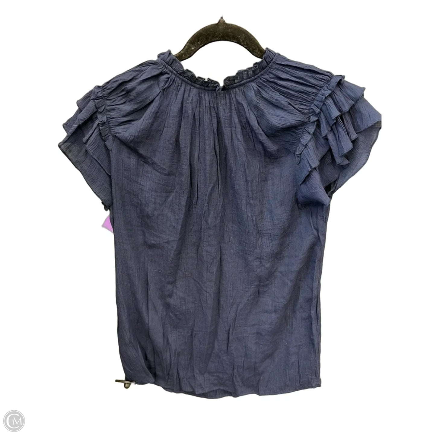 Top Short Sleeve By Clothes Mentor In Blue, Size: Xl