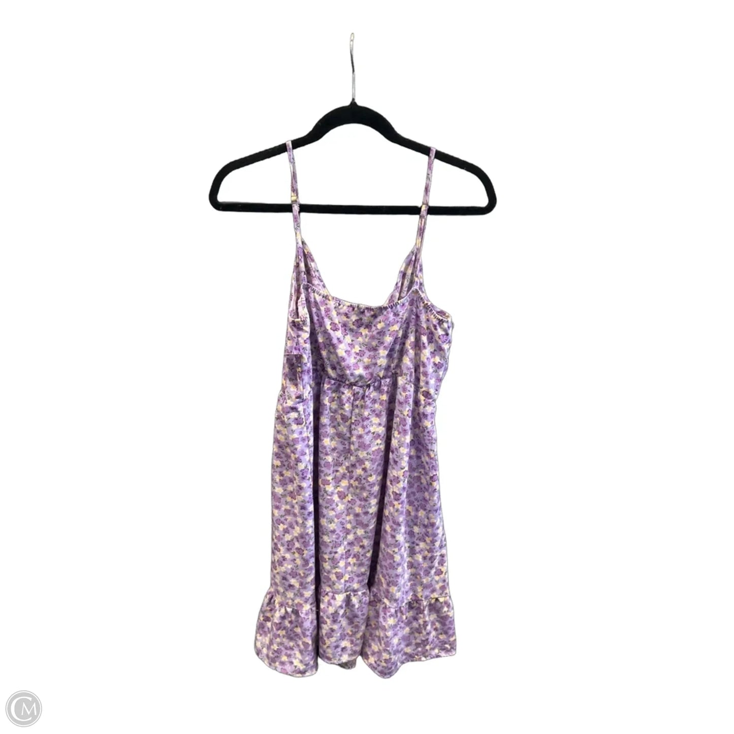 Dress Casual Midi By Shein In Purple, Size: L