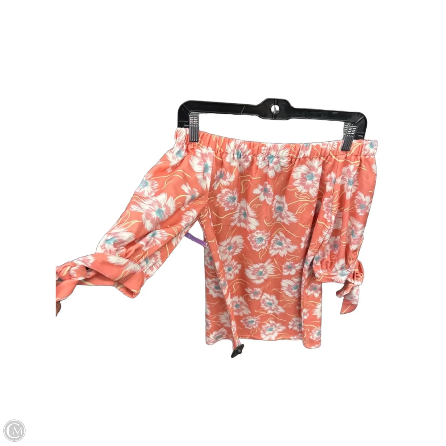 Tunic Short Sleeve By Heyson In Orange, Size: S
