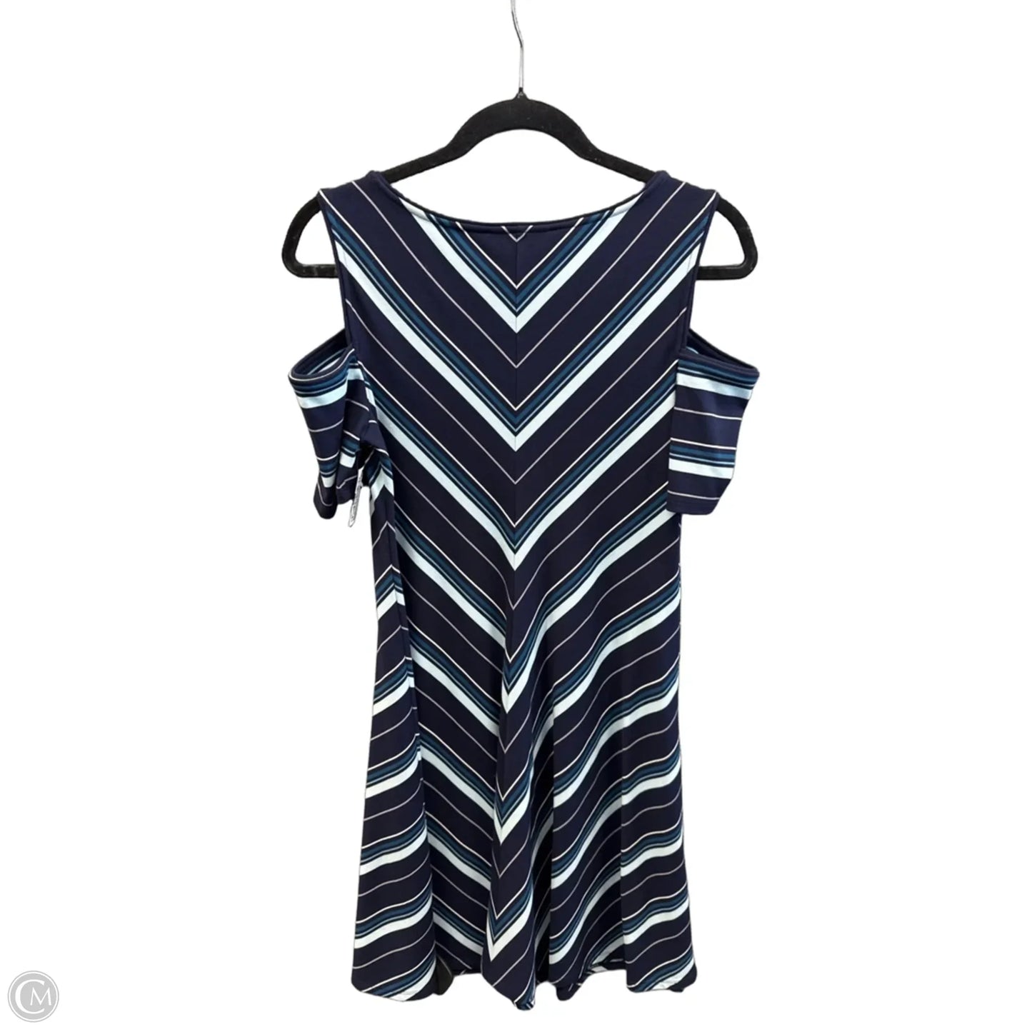Dress Casual Midi By White House Black Market In Striped Pattern, Size: S