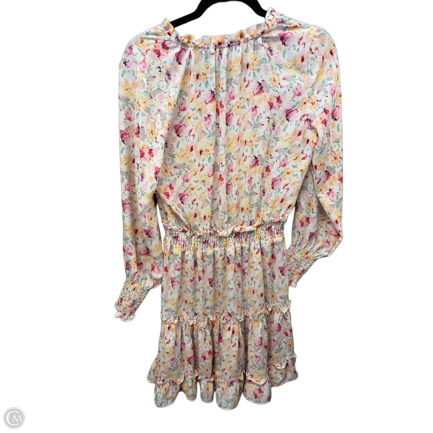 Dress Casual Midi By Clothes Mentor In Floral Print, Size: M