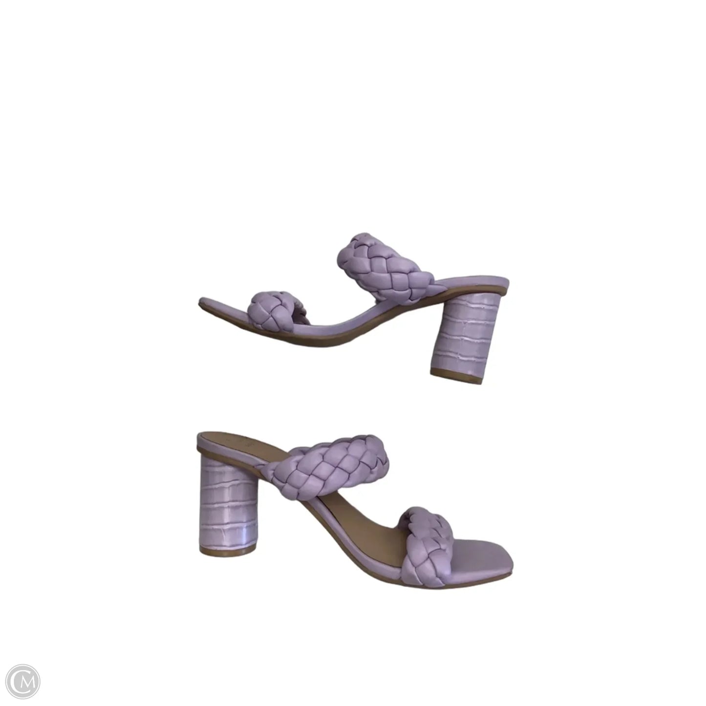 Sandals Heels Block By A New Day In Purple, Size: 8