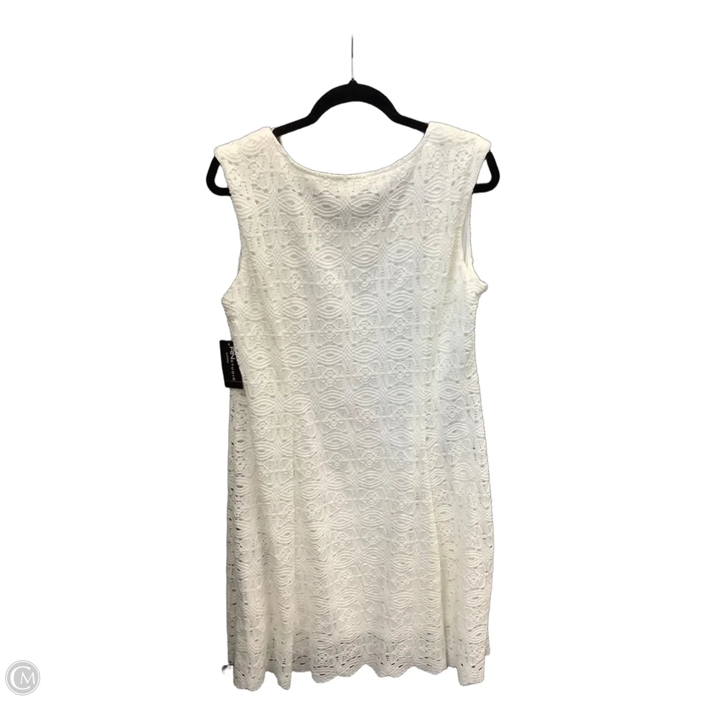 Dress Casual Midi By Clothes Mentor In White, Size: Xl
