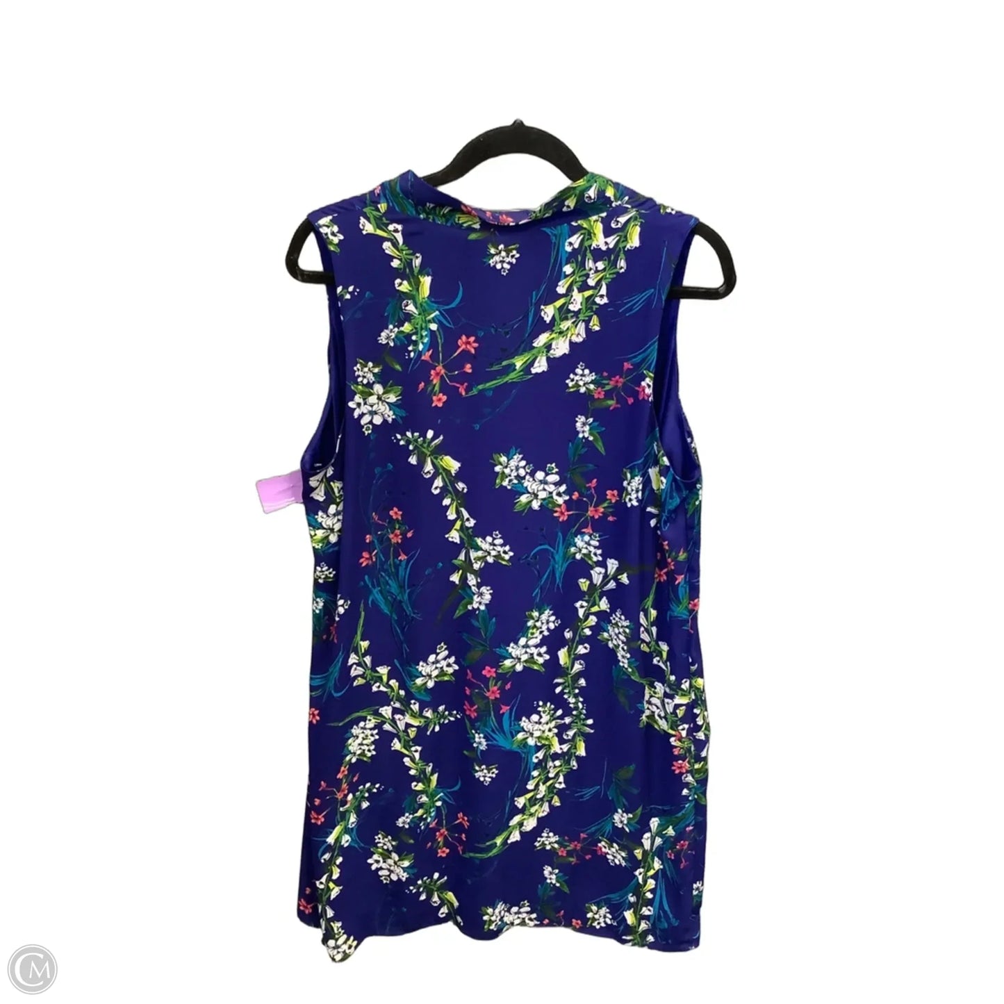 Dress Casual Midi By Worthington In Blue, Size: Xl