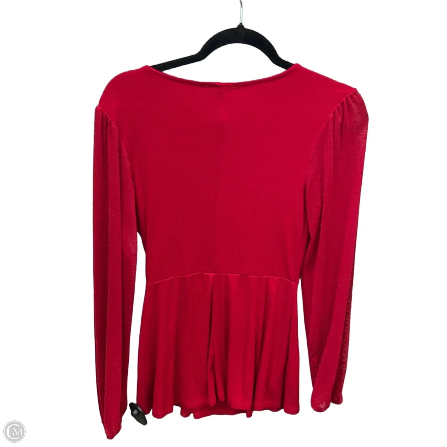 Top Long Sleeve By Maurices In Red, Size: Xs